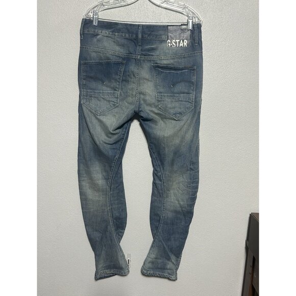 G Star Raw Jeans Womens 32x29 Blue Arc 3D Loose Tapered Leg Denim NEW - Picture 2 of 13